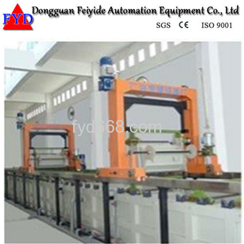 Feiyide Automatic Zinc Barrel Plating Production Line for Fastener / Button