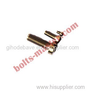 Titanium Slotted Flat Head Screw