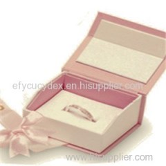 Custom Printed Paper Collapsible Engagement Ring Jewelry Box