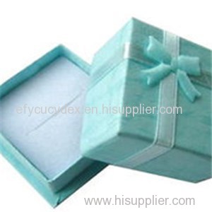 Decorative Custom Design Print Paper Jewelry Box For Wedding Ring