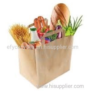 Custom Design Recycled Grocery Paper Bag