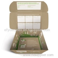 Full Color Printing Kraft Corrugated Paper Box