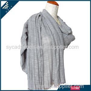 Gray Crease Scarf Product Product Product
