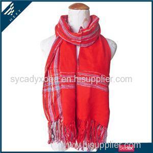 Red Wholesale Stripe Scarves