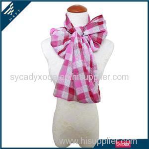 Checked Fabric Scarf Product Product Product