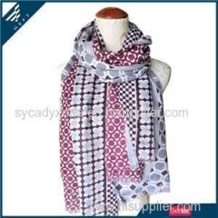 Retro Geometric Scarf Product Product Product
