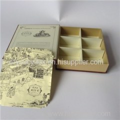 Cheap Kraft Paper Box Clamshell Gift Box For Tea Cup