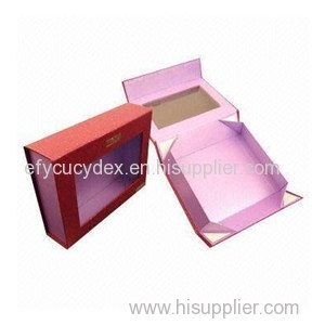 Factory Price Clamshell Gift Box With With PVC Window