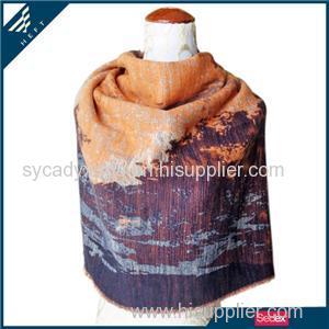 Orange Woven Scarf Product Product Product