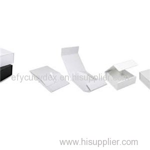 Sturdy Construction White Folding Box