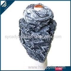 Black Woven Scarf Product Product Product