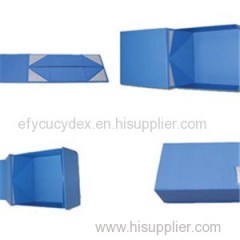 Blue Custom Collapsible Gift Box For Electronics