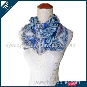 Colorful Paisley Print Scarf