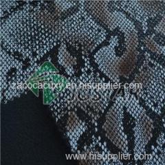 Embossed Snake Skin Leather