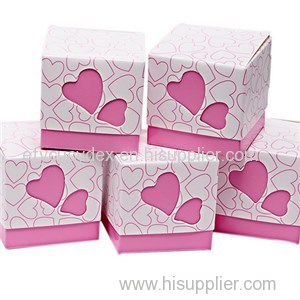 Gift Candy Box Pink Wedding Party Love Favor Laser Cut Paper
