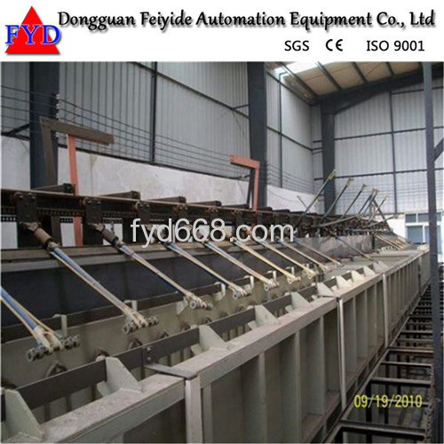 Feiyide Automatic Climbing Galvanizing Rack Plating Production Line for Hinges