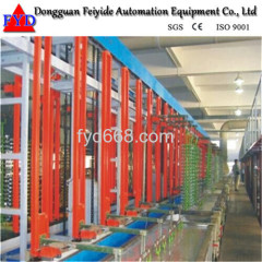 Feiyide Automatic Rack Galvanizing Plating Production Line for Zipper / Zipper Head