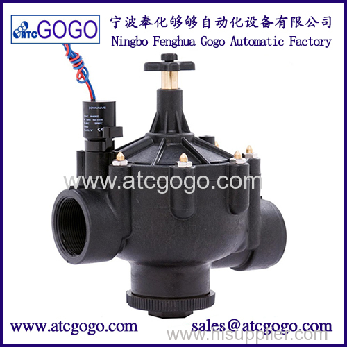 Garden irrigation 2-inch 3-way solenoid valve with high quality water-saving drip irrigation