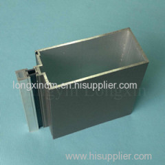 Aluminum profile for curtain wall with thermal break and grey powder coated