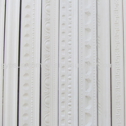 Popular ceiling material plain plaster cornice for home