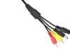 2M DC Power Cable With RCA Adapter For Vehicle Rear View Camera System