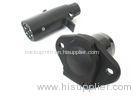 Plastic Waterproof 7 Pin Trailer Socket For Video Surveillance System