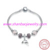 Shanbao Jewelry Imitation Jewelry Fish Shape Sterling 925 Silver Bracelets Party Jewelry