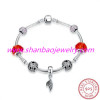 Shanbao Jewelry Imitation Jewelry Wing Shape Sterling 925 Silver Bracelets Party Fashion Costume Jewelry
