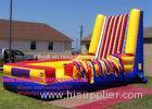 Inflatable Interactive Games Velcro Sticky Wall Acceptable Logo / Banner