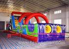 Custom Kids Inflatable Obstacle Course Bounce House Rental Outdoor Sports