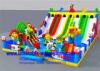 Multi Color Waterproof Giant Inflatable Fun City 12 Months Warranty 20M X12M