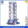 3 layer coextrusion blown 14m greenhouse film blowing machine with gusset