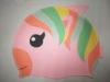 Silicone Childrens Swimming Caps With Printing Cartoon Unicorn Pink Swim Cap