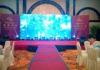 Inside Slim Front Service LED Display Screen Rental Advertising