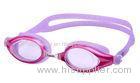Polycarbonate Lens Adult Swim Goggles Imitated Metal Design swimming glasses