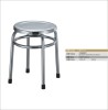 stacking stainless steel round stool canteen working chair