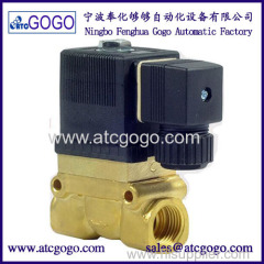 burket type 50bar high pressure high temperature solenoid valve normal close pilot brass valve