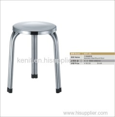 stacking stainless steel round stool