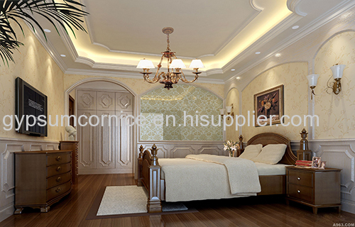 High quality polyurethane moulding Malaysian plaster cornice