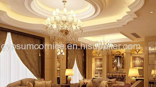 Indoor Decorative Material Gypsum Cornice Ceiling Cornice