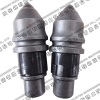 Round Shank Chisel Bits Bullet Teeth for Foundation Drilling