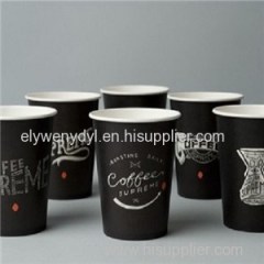 Customizable 8oz 10oz 12oz 16oz 20oz 22oz Disposable Hot Drink Coffee Milk Paper Cups Can Print Logo