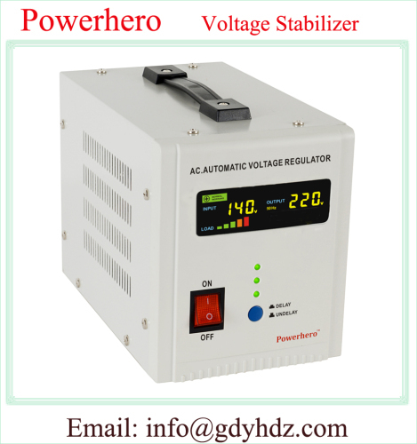8000VA AVR full power Stabilizer relay digital automatic voltage Regualtor with range 100V~260VAC