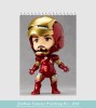 printed iron man cartoon book