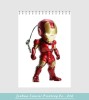 printed iron man cartoon book