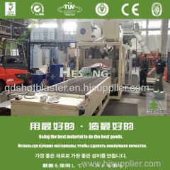 China Surface Treatment Equipment Wire Mesh Belt Continuous Flow Shot Blasting Machine