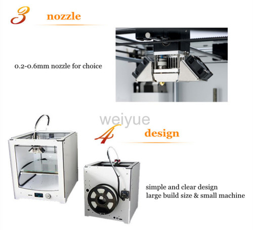 High Precision Fast Prototyping 3D Printer Machine