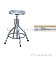 stainless steel revolving medical stool