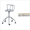 stainless steel stool with backrest