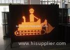 Electronic Full Color Yaham LED Variable Message Signs Hire For Road / Bridge Construction